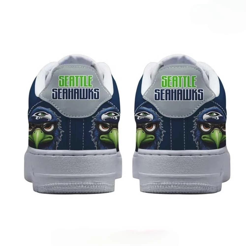 LIMITED EDITION - NEW CUSTOMIZED NFL06 SSH SEATTLE SEAHAWKS AF1 SNEAKERS