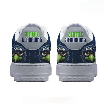 LIMITED EDITION - NEW CUSTOMIZED NFL06 SSH SEATTLE SEAHAWKS AF1 SNEAKERS
