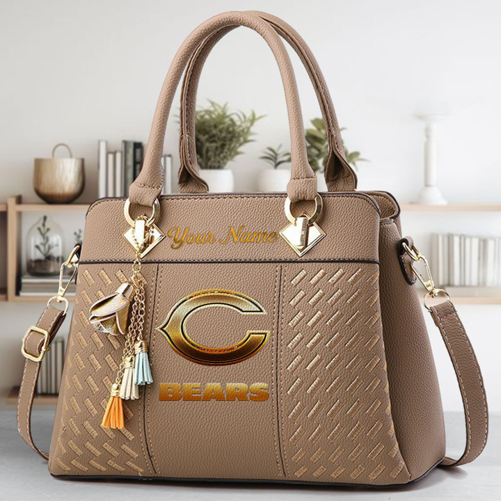 LIMITED EDITION - NEW CUSTOMIZED NFL26 CCB CHICAGO BEARS LUXURY HANDBAG IN MULTIPLE COLORS