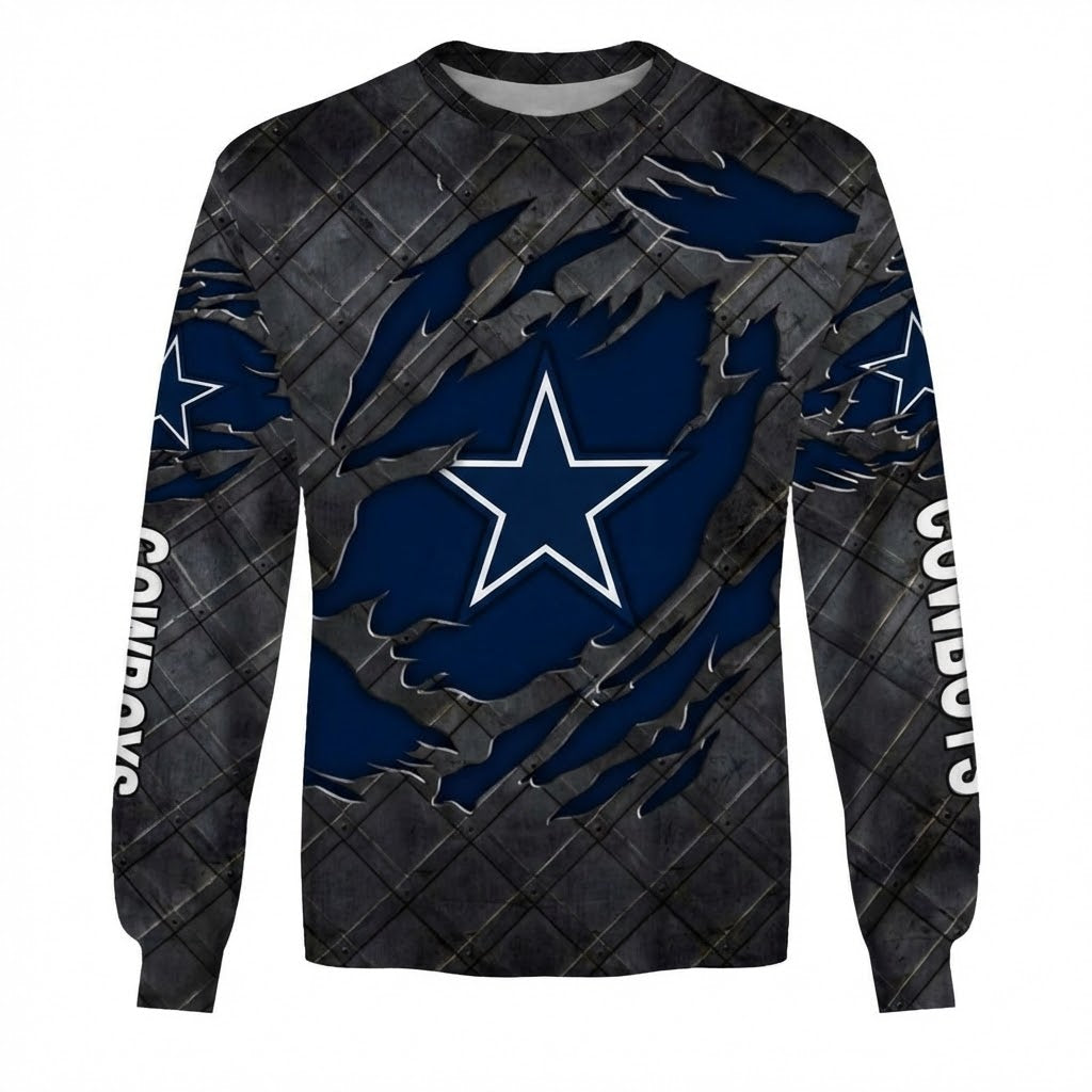 LIMITED EDITION - NEW CUSTOMIZED NFL21 DCB DALLAS COWBOYS UNISEX T-SHIRT, POLO, HOODIE & JACKETS