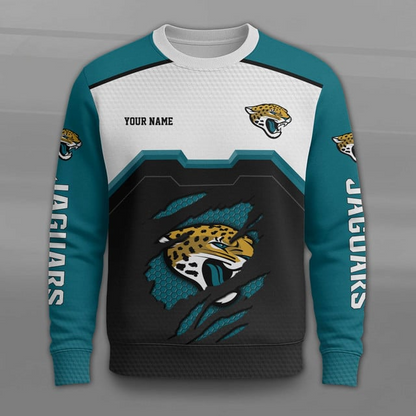 LIMITED EDITION - NEW CUSTOMIZED NFL30 JSJ JACKSONVILLE JAGUARS UNISEX T-SHIRT, POLO, HOODIE & JACKETS