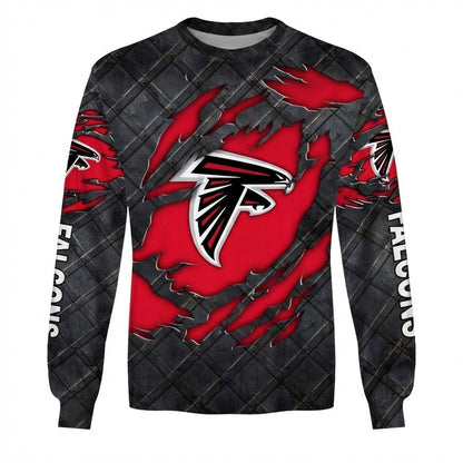 LIMITED EDITION - NEW CUSTOMIZED NFL18 ATF ATLANTA FALCONS UNISEX T-SHIRT, POLO, HOODIE & JACKETS