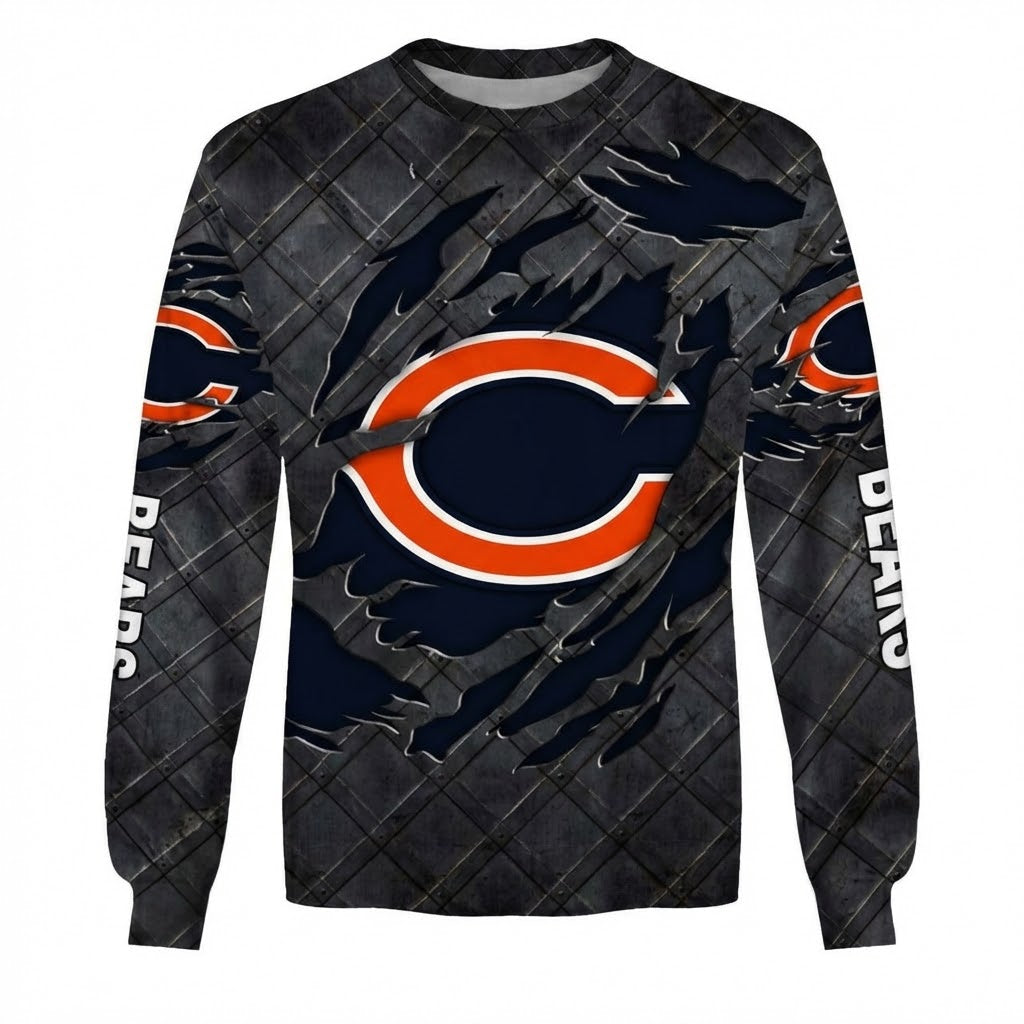 LIMITED EDITION - NEW CUSTOMIZED NFL26 CCB CHICAGO BEARS UNISEX T-SHIRT, POLO, HOODIE & JACKETS