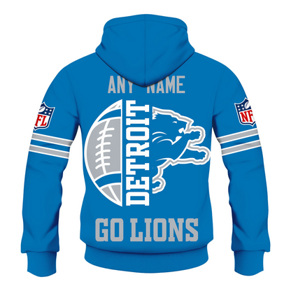 LIMITED EDITION - NEW CUSTOMIZED NFL04 DTL DETROIT LIONS T-SHIRT, HOODIE, ZIP HOODIE