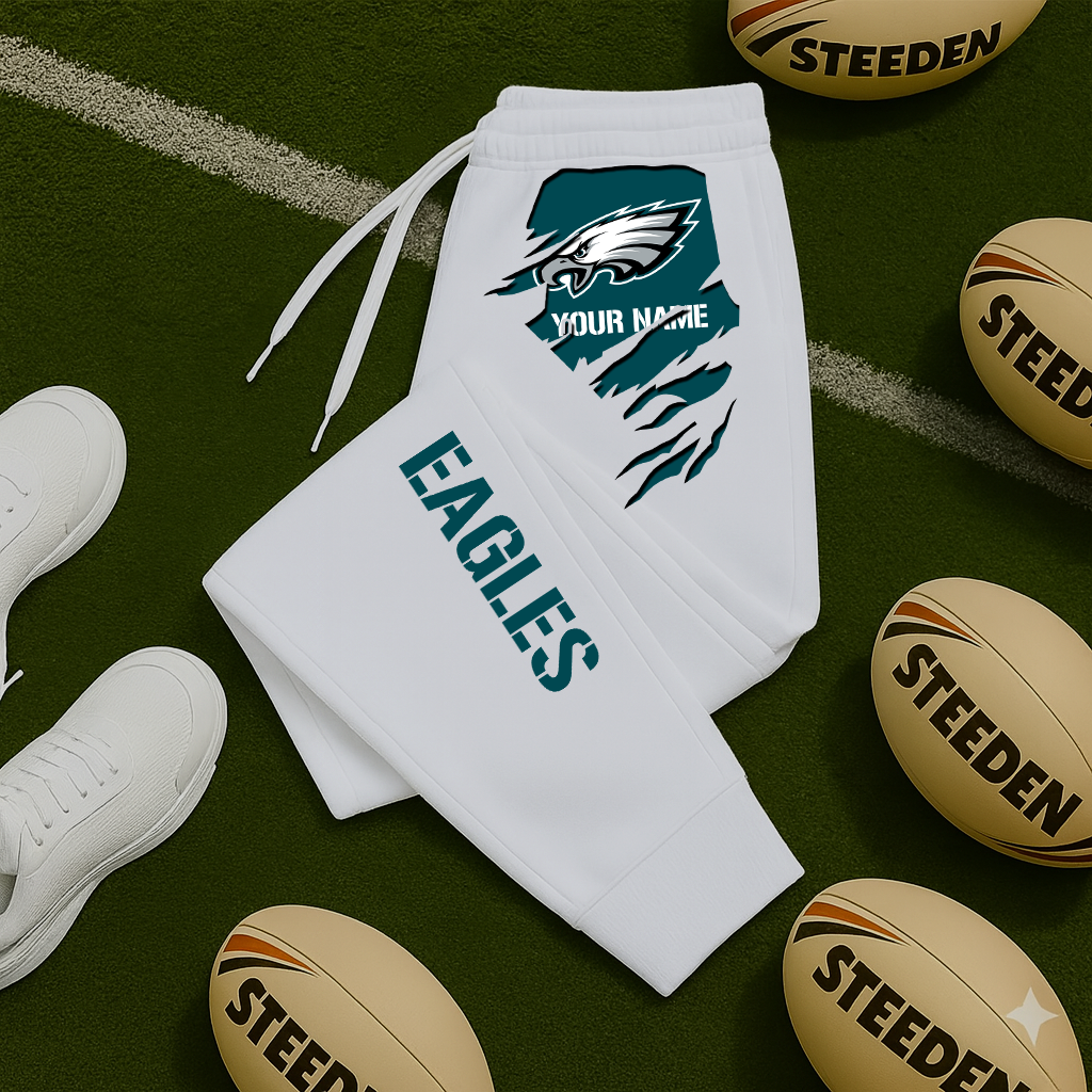 LIMITED EDITION - NEW PERSONALIZED NFL02 PPE PHILADELPHIA EAGLES JOGGERS
