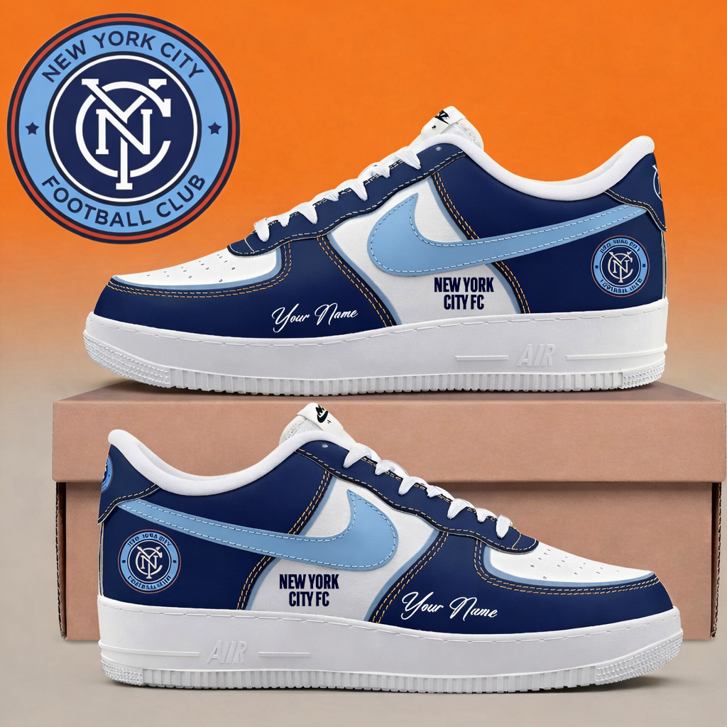 ENDING TODAY - NEW CUSTOMIZED MLS03 NYC NY CITY FC AF1 SNEAKERS
