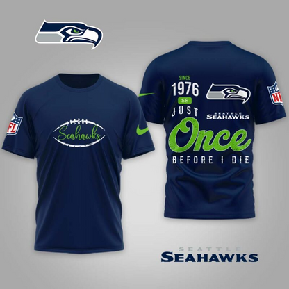 LIMITED EDITION - NEW CUSTOMIZED NFL06 SSH SEATTLE SEAHAWKS UNISEX T-SHIRT, POLO, HOODIE & JACKETS