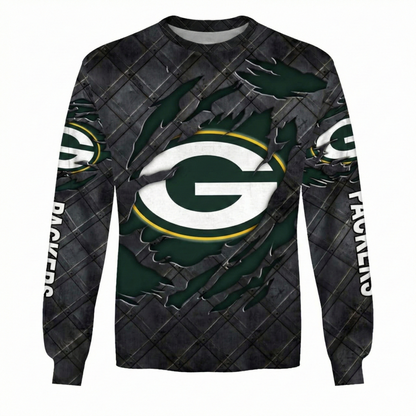 LIMITED EDITION - NEW CUSTOMIZED NFL08 GBP GREEN BAY PACKERS UNISEX T-SHIRT, POLO, HOODIE & JACKETS