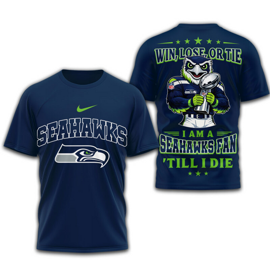 LIMITED EDITION - NEW CUSTOMIZED NFL06 SSH SEATTLE SEAHAWKS UNISEX T-SHIRT, POLO, HOODIE & JACKETS