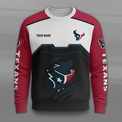 LIMITED EDITION - NEW CUSTOMIZED NFL15 HTT HOUSTON TEXANS UNISEX T-SHIRT, POLO, HOODIE & JACKETS