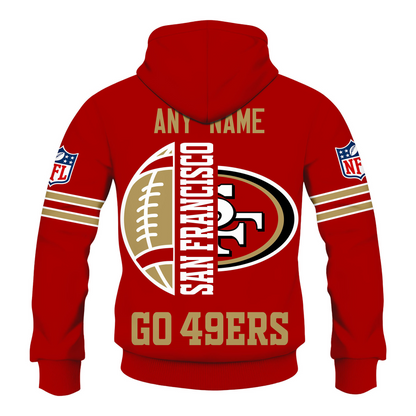 LIMITED EDITION - NEW CUSTOMIZED NFL11 SF49 SAN FRANCISCO 49ERS T-SHIRT, HOODIE, ZIP HOODIE