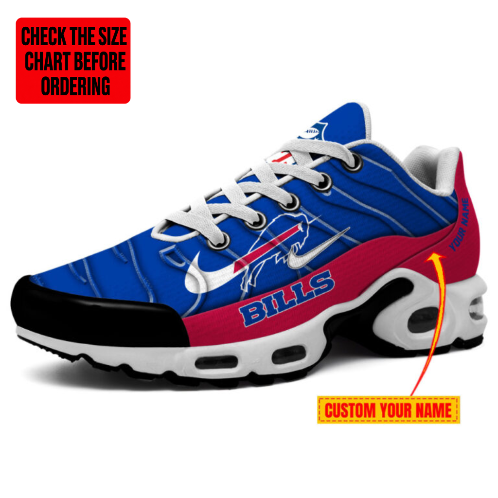 [SPECIAL OFFER] NEW CUSTOMIZED NFL03 BFB BUFFALO BILLS AIR MAX PLUS SNEAKERS