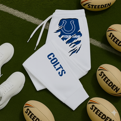 LIMITED EDITION - NEW PERSONALIZED NFL17 IDC INDIANAPOLIS COLTS JOGGERS
