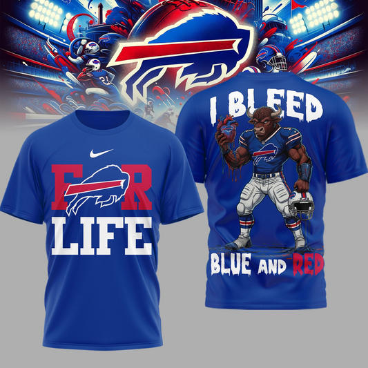 LIMITED EDITION - NEW CUSTOMIZED NFL03 BFB BF BILLS UNISEX T-SHIRT, POLO & HOODIE