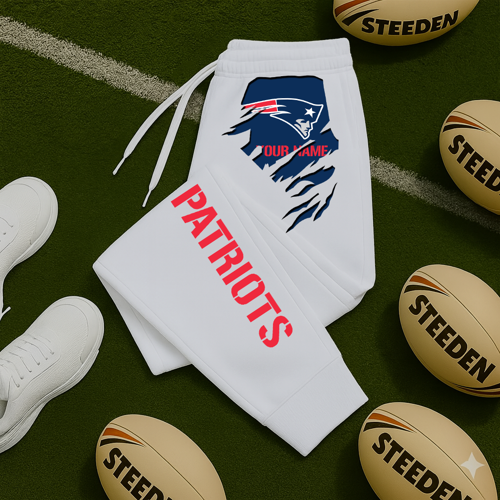LIMITED EDITION - NEW PERSONALIZED NFL27 NEP NEW ENGLAND PATRIOTS JOGGERS