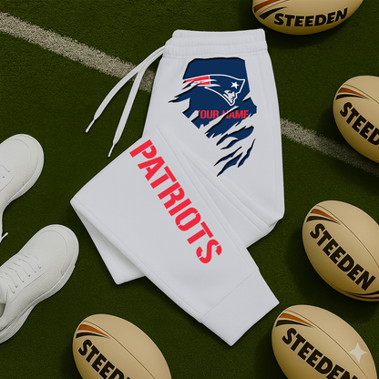 LIMITED EDITION - NEW PERSONALIZED NFL27 NEP NEW ENGLAND PATRIOTS JOGGERS