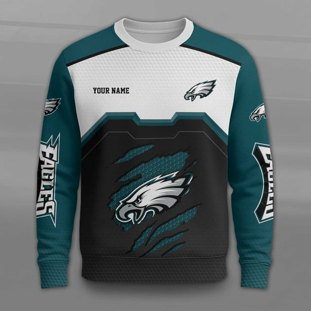LIMITED EDITION - NEW CUSTOMIZED NFL02 PPE PHILADELPHIA EAGLES UNISEX T-SHIRT, POLO, HOODIE & JACKETS