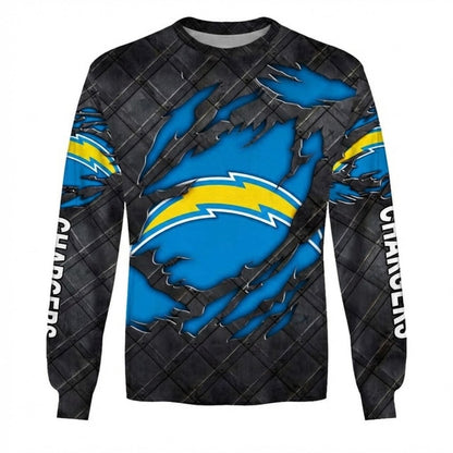 LIMITED EDITION - NEW CUSTOMIZED NFL09 LAC LOS ANGELES CHARGERS UNISEX T-SHIRT, POLO, HOODIE & JACKETS