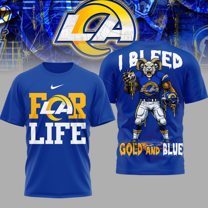 LIMITED EDITION - NEW CUSTOMIZED NFL22 LAR LA RAMS UNISEX T-SHIRT, POLO & HOODIE