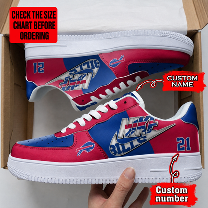 [SPECIAL OFFER] NEW CUSTOMIZED NFL03 BFB BUFFALO BILLS AF1 SHOES