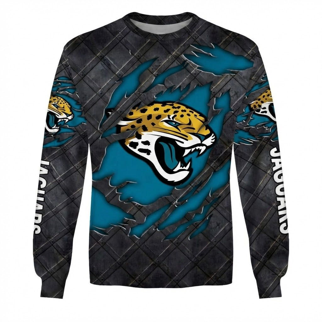 LIMITED EDITION - NEW CUSTOMIZED NFL30 JSJ JACKSONVILLE JAGUARS UNISEX T-SHIRT, POLO, HOODIE & JACKETS