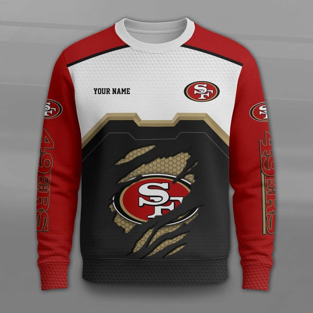 LIMITED EDITION - NEW CUSTOMIZED NFL11 SF49 SAN FRANCISCO 49ERS UNISEX T-SHIRT, POLO, HOODIE & JACKETS