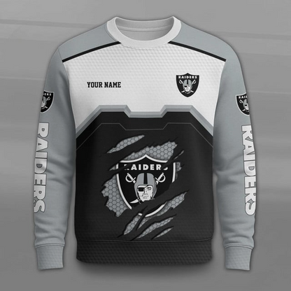LIMITED EDITION - NEW CUSTOMIZED NFL07 LVR LAS VEGAS RAIDERS UNISEX T-SHIRT, POLO, HOODIE & JACKETS
