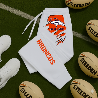 LIMITED EDITION - NEW PERSONALIZED NFL13 DVB DENVER BRONCOS JOGGERS