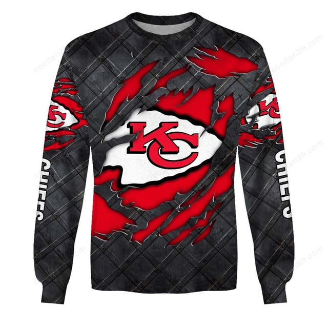 LIMITED EDITION - NEW CUSTOMIZED NFL01 KCC KANSAS CITY CHIEFS UNISEX T-SHIRT, POLO, HOODIE & JACKETS