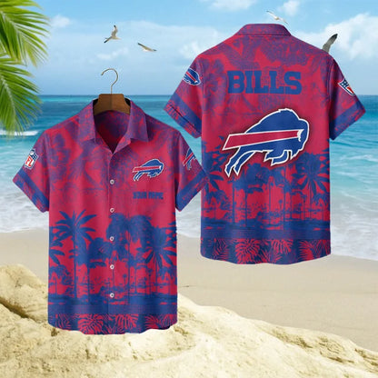 LIMITED EDITION - NEW CUSTOMIZED NFL03 BFB BUFFALO BILLS UNISEX HAWAIIAN SHIRT