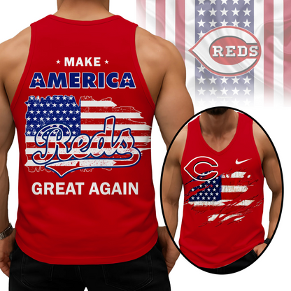 LIMITED EDITION - NEW CUSTOMIZED MLB05 CRS CINCINNATI REDS UNISEX TANK TOP