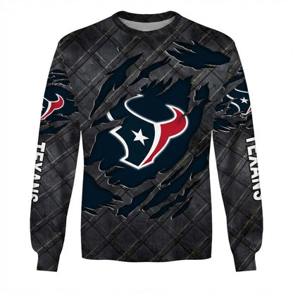 LIMITED EDITION - NEW CUSTOMIZED NFL15 HTT HOUSTON TEXANS UNISEX T-SHIRT, POLO, HOODIE & JACKETS