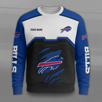 LIMITED EDITION - NEW CUSTOMIZED NFL03 BFB BUFFALO BILLS UNISEX T-SHIRT, POLO, HOODIE & JACKETS