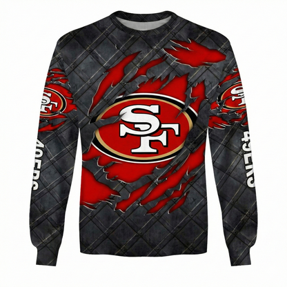 LIMITED EDITION - NEW CUSTOMIZED NFL11 SF49 SAN FRANCISCO 49ERS UNISEX T-SHIRT, POLO, HOODIE & JACKETS