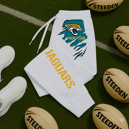 LIMITED EDITION - NEW PERSONALIZED NFL30 JSJ JACKSONVILLE JAGUARS JOGGERS