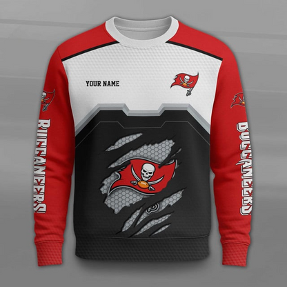 LIMITED EDITION - NEW CUSTOMIZED NFL10 TBB TAMPA BAY BUCCANEERS UNISEX T-SHIRT, POLO, HOODIE & JACKETS
