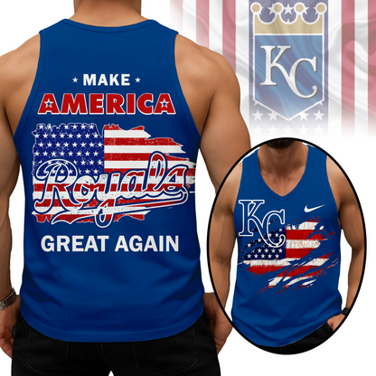 LIMITED EDITION - NEW CUSTOMIZED MLB19 KCR KANSAS CITY ROYALS UNISEX TANK TOP