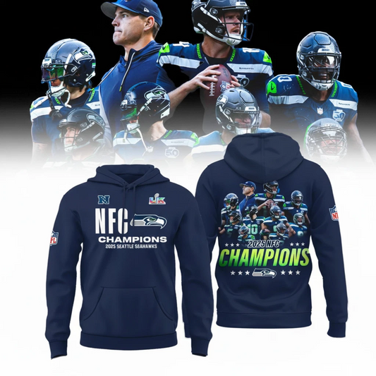 LIMITED EDITION - NEW CUSTOMIZED NFL06 SSH SEATTLE SEAHAWKS UNISEX T-SHIRT, POLO, HOODIE & JACKETS