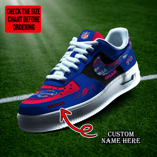 [SPECIAL OFFER] NEW CUSTOMIZED NFL03 BFB BUFFALO BILLS AF1 SHOES
