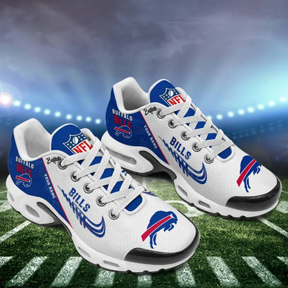 LIMITED EDITION - NEW CUSTOMIZED NFL03 BFB BUFFALO BILLS AIR MAX PLUS SNEAKERS