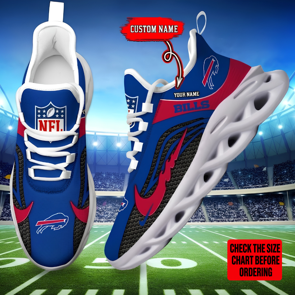 [SPECIAL OFFER] NEW CUSTOMIZED NFL03 BFB BUFFALO BILLS UNISEX CLUNKY SNEAKERS