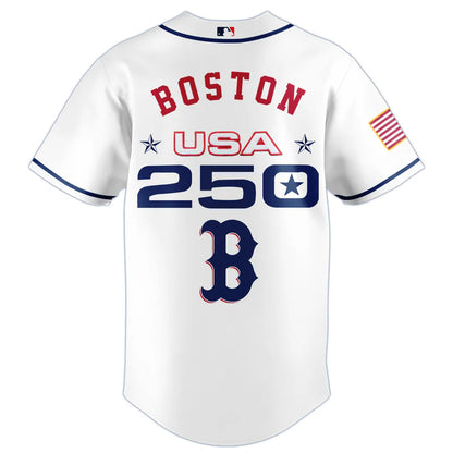 LIMITED EDITION - NEW CUSTOMIZED MLB03 BRS BOSTON RED SOX BASEBALL JERSEY