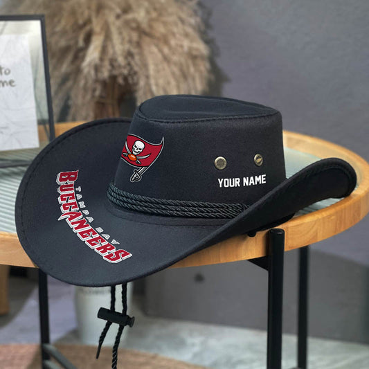 LIMITED EDITION - NEW CUSTOMIZED NFL10 TBB TAMPA BAY BUCCANEERS COWBOY HAT