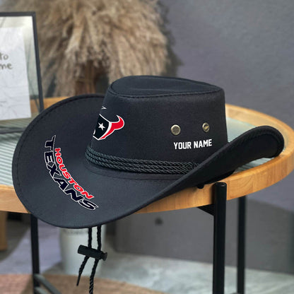 LIMITED EDITION - NEW CUSTOMIZED NFL15 HTT HOUSTON TEXANS COWBOY HAT