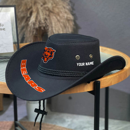 LIMITED EDITION - NEW CUSTOMIZED NFL26 CCB CHICAGO BEARS COWBOY HAT