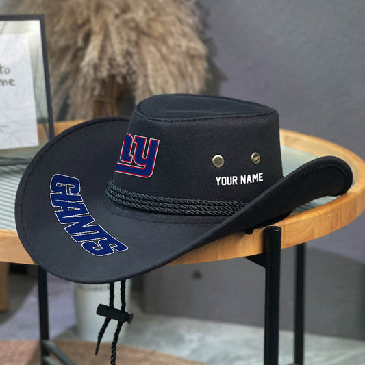 LIMITED EDITION - NEW CUSTOMIZED NFL32 NYG NEW YORK GIANTS COWBOY HAT