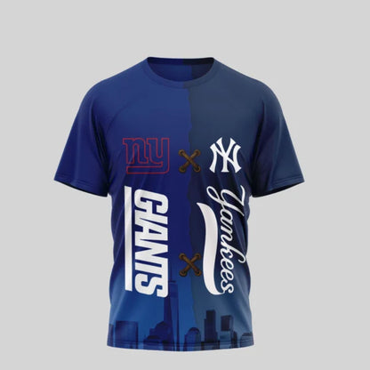 LIMITED EDITION - NEW CUSTOMIZED NFL32 NYG NEW YORK GIANTS x MLB17 NYM NEW YORK METS UNISEX T-SHIRT, POLO, HOODIE & JACKETS