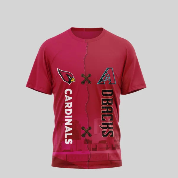LIMITED EDITION - NEW CUSTOMIZED NFL20 ARC ARIZONA CARDINALS x MLB07 ADS ARIZONA DIAMONDBACKS UNISEX T-SHIRT, POLO, HOODIE & JACKETS