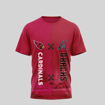 LIMITED EDITION - NEW CUSTOMIZED NFL20 ARC ARIZONA CARDINALS x MLB07 ADS ARIZONA DIAMONDBACKS UNISEX T-SHIRT, POLO, HOODIE & JACKETS