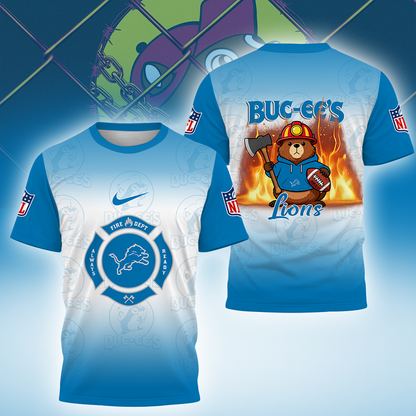 [SPECIAL OFFER] NEW CUSTOMIZED NFL04 DTL DETROIT LIONS BUC-EE'S T-SHIRT, HOODIE & ZIP HOODIE